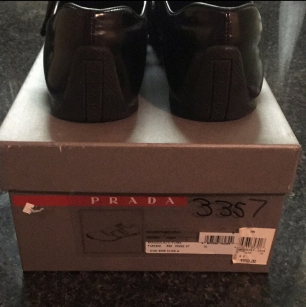 PRADA Spazzolato Fume dress shoes men's - Picture 4 of 7